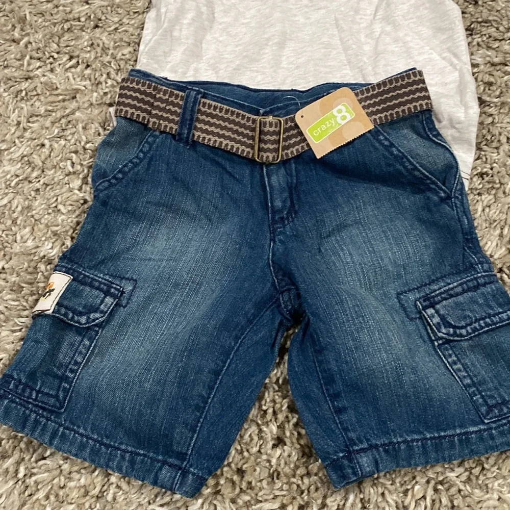 NWT crazy8 boys tops and shorts size 3t